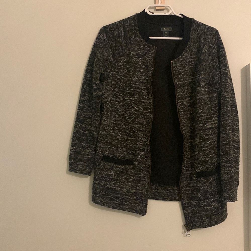 Roots jacket/zipper cardigan
